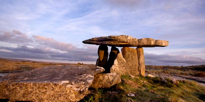 Poulnabrone Dolmen in the Burren Region